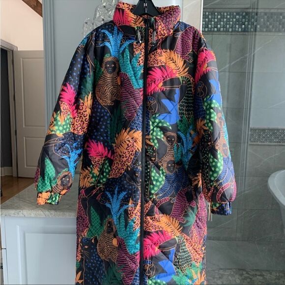 Farm Rio Jungle Pop long jacket reversible - Picture 8 of 8